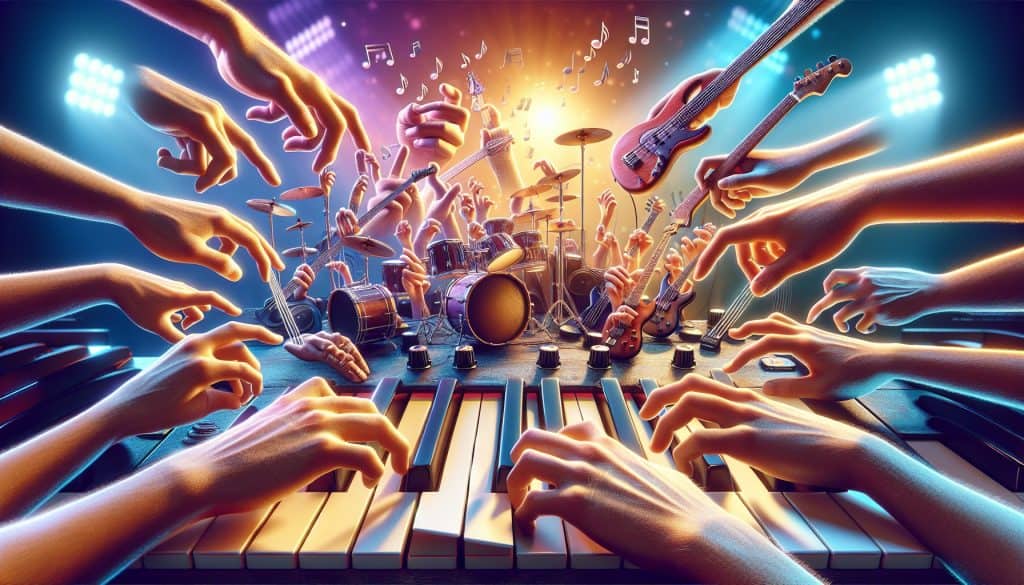 Igre koje oponašaju mehaniku glazbenih igara